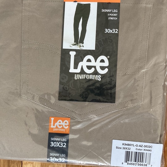 NEW Lee Stretch Khakis Mens 30x32 - Picture 4 of 4
